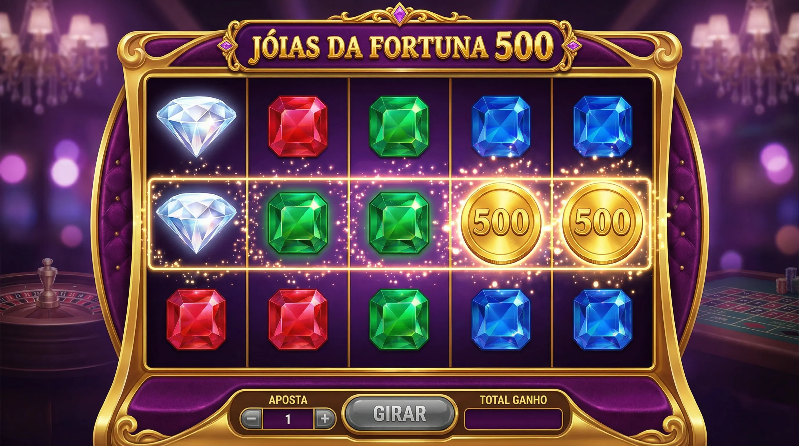Jóias da Fortuna 500 - Caça-Níqueis Exclusivo bethorse
